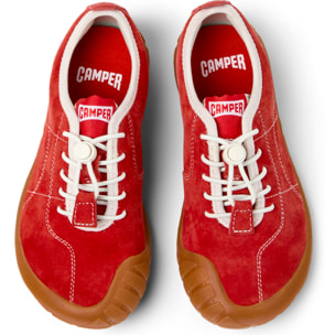 Sneakers - CAMPER Peu Path Kids - Rosso - Pelle nabuk
