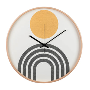 Reloj Pared Metal Natural 60x4,5x60 Cm