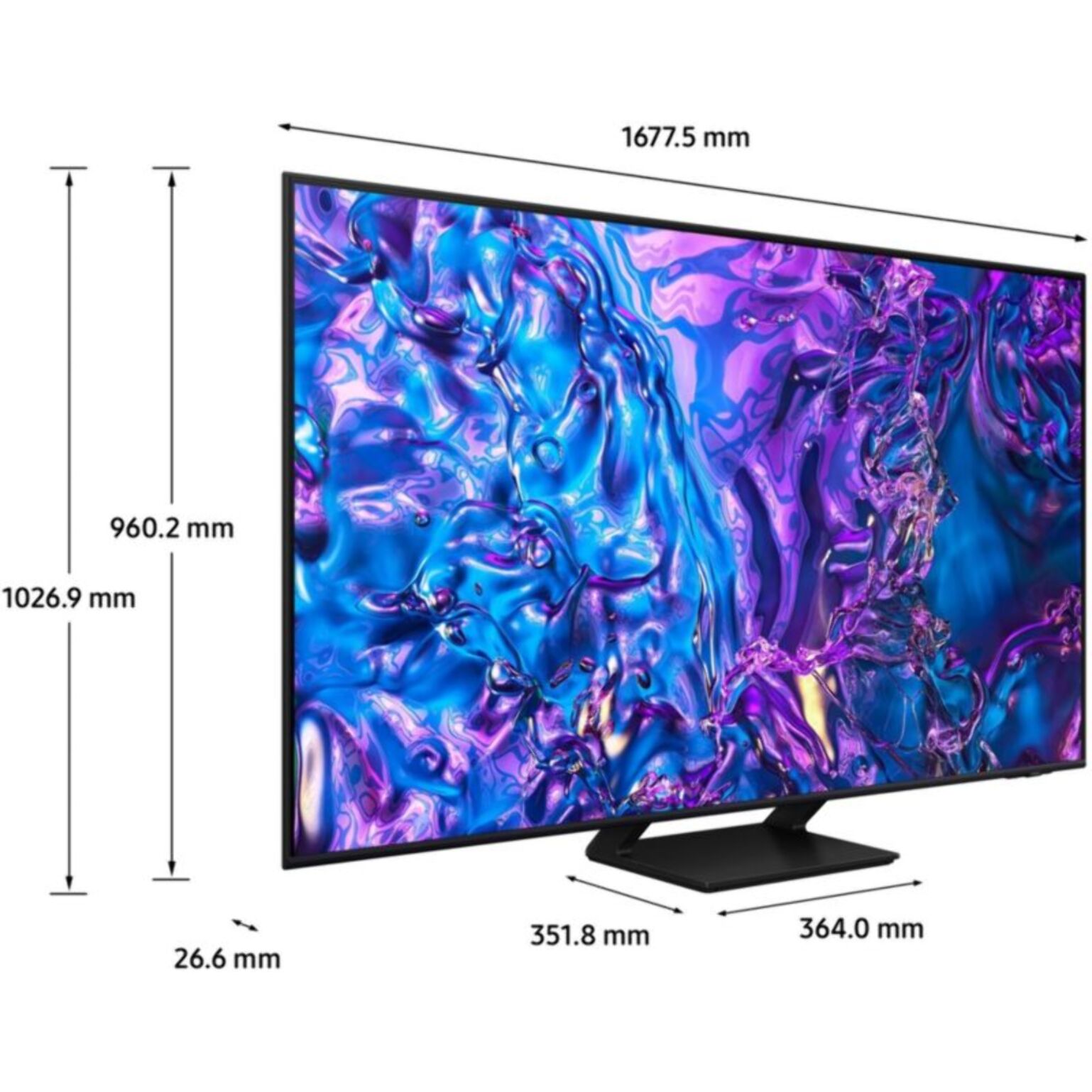 TV QLED SAMSUNG TQ75Q70D 2024