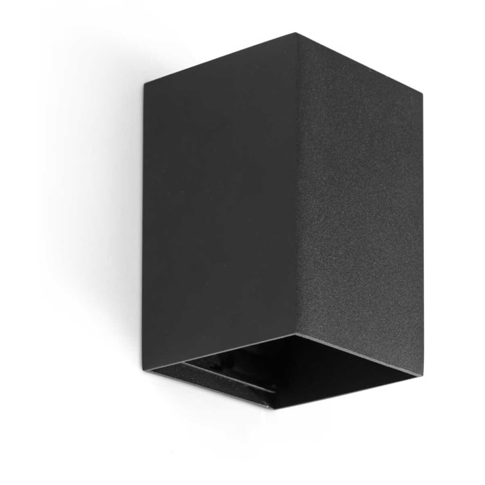 LUNE Lampada da parete piazza nero