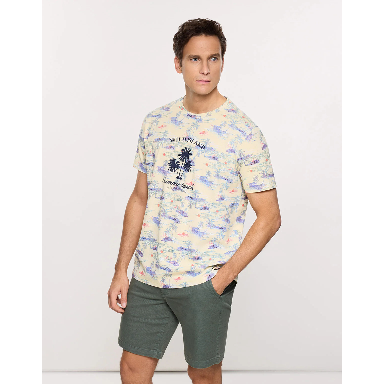 Camiseta Manga Corta Amarillo - Sunbay