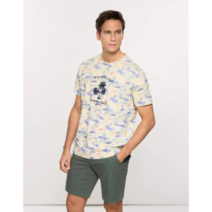 Camiseta Manga Corta Amarillo - Sunbay