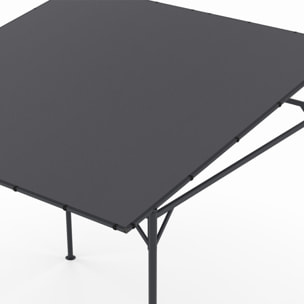 Pergola Gazebo 2.3x2.4m toit inclinable