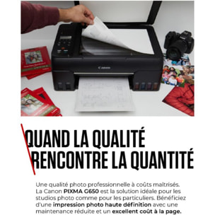 Imprimante jet d'encre CANON Megatank G650