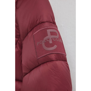 Chaqueta ultralight granate con logo Polo Club