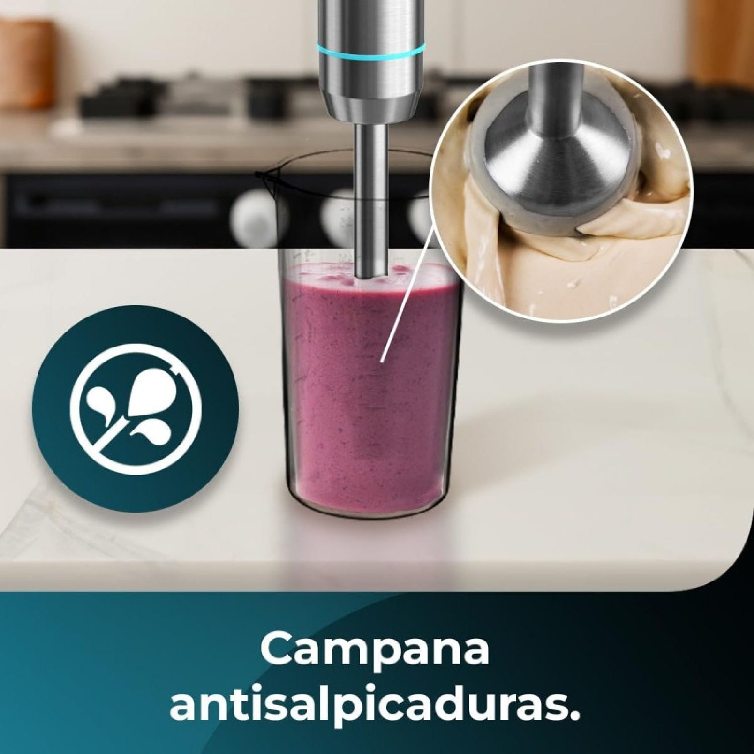 Cecotec Batidora de mano Power Neutron 1100MAX Cream&Crush