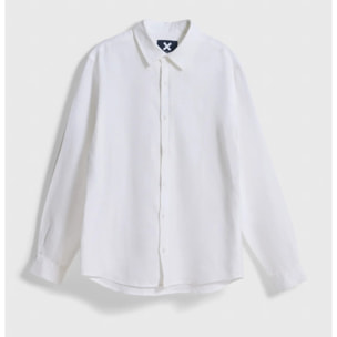 CAMISA DE LINO CORE BLANCA