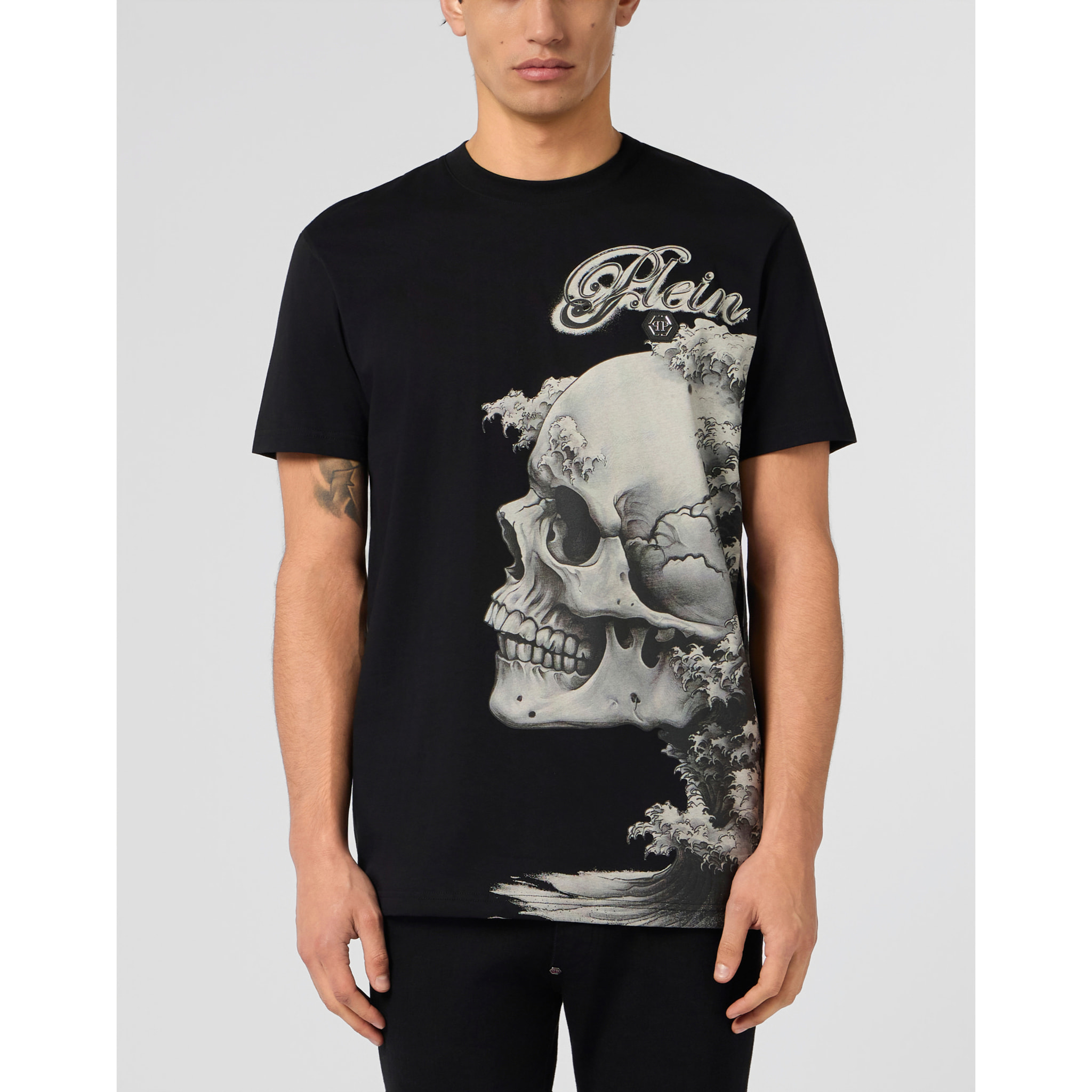 PHILIPP PLEIN T-shirt girocollo a maniche corte SKULL