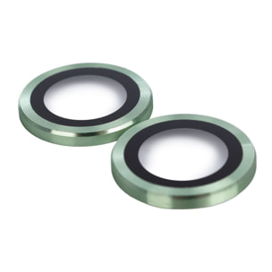 Protectores individuales de cristal templado para cámara de iPhone 17.