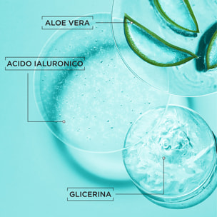 Crema Giorno Idratante Lenitiva Rimpolpante SkinActive Jelly Hyaluronic Aloe 48H con Aloe Vera Acido Ialuronico Glicerina per Pelli Normali o Miste - Barattolo da 50ml