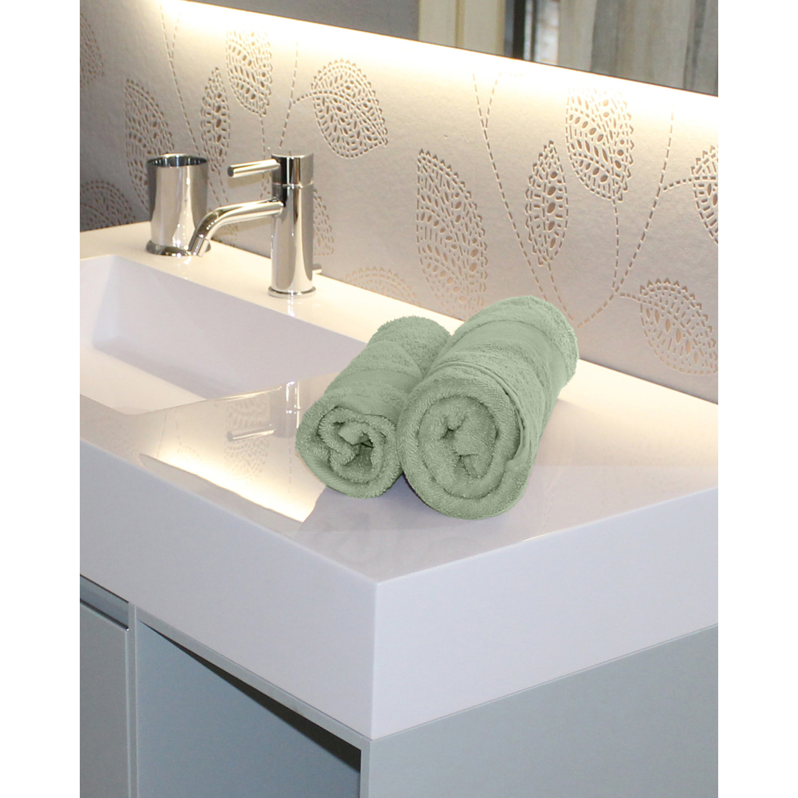 Set Spugna Viso + Ospite