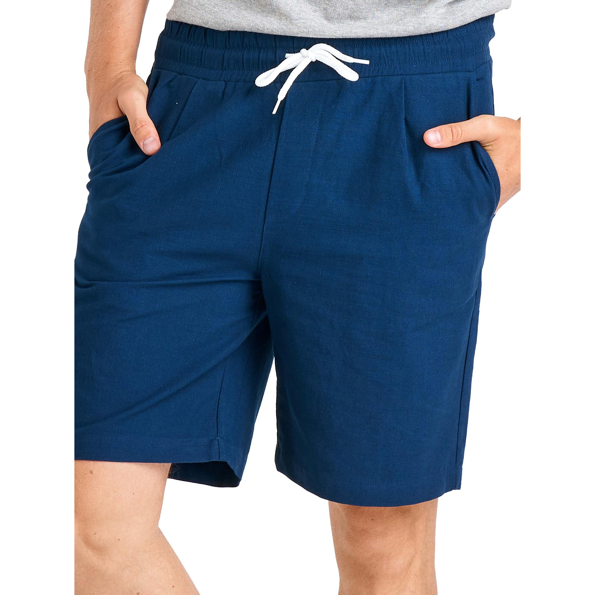 Bermudas de lino Real Boxing para hombre