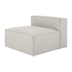Sillón color gris claro de 110x90cm Alto: 70 Largo: 110 Ancho: 90