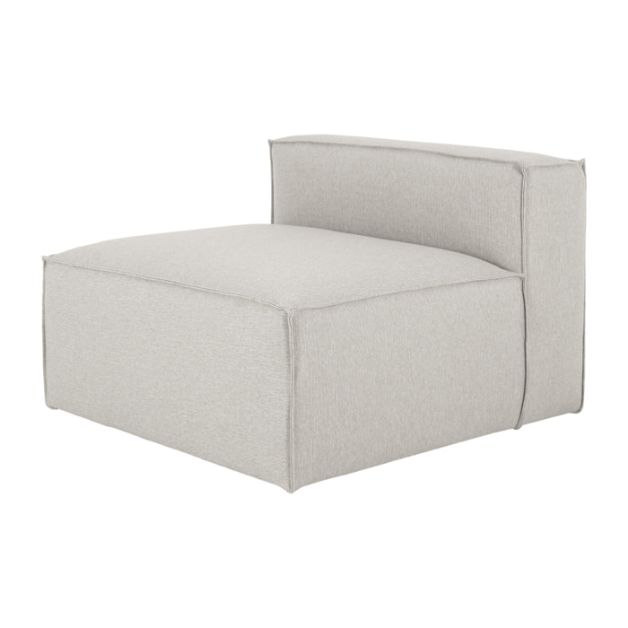Sillón color gris claro de 110x90cm Alto: 70 Largo: 110 Ancho: 90