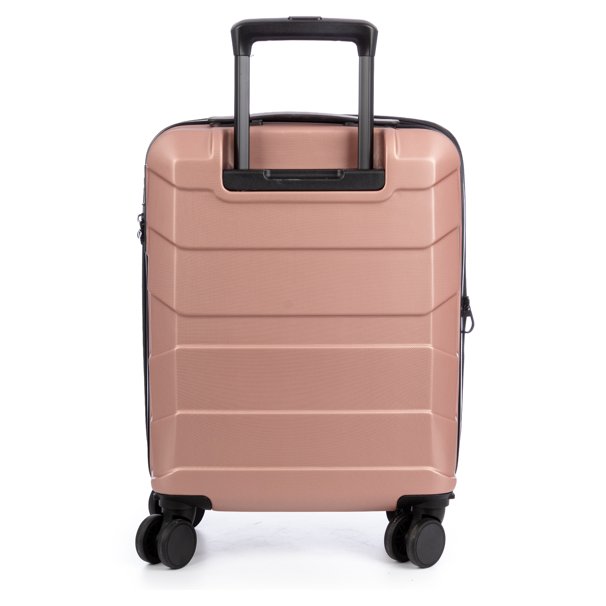 Set di 4 valigie Trolley espandibili, in materiale leggero ABS ad alta resistenza. Chiusura numerica, 4 ruote doppie girevoli a 360°.