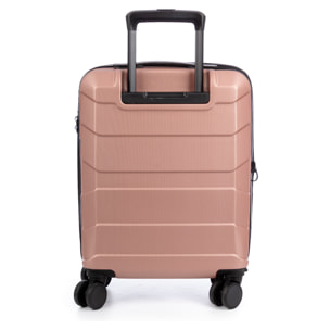 Set di 4 valigie Trolley espandibili, in materiale leggero ABS ad alta resistenza. Chiusura numerica, 4 ruote doppie girevoli a 360°.