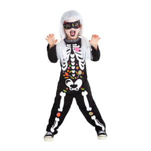 DISFRAZ ESQUELETO CANDY INF