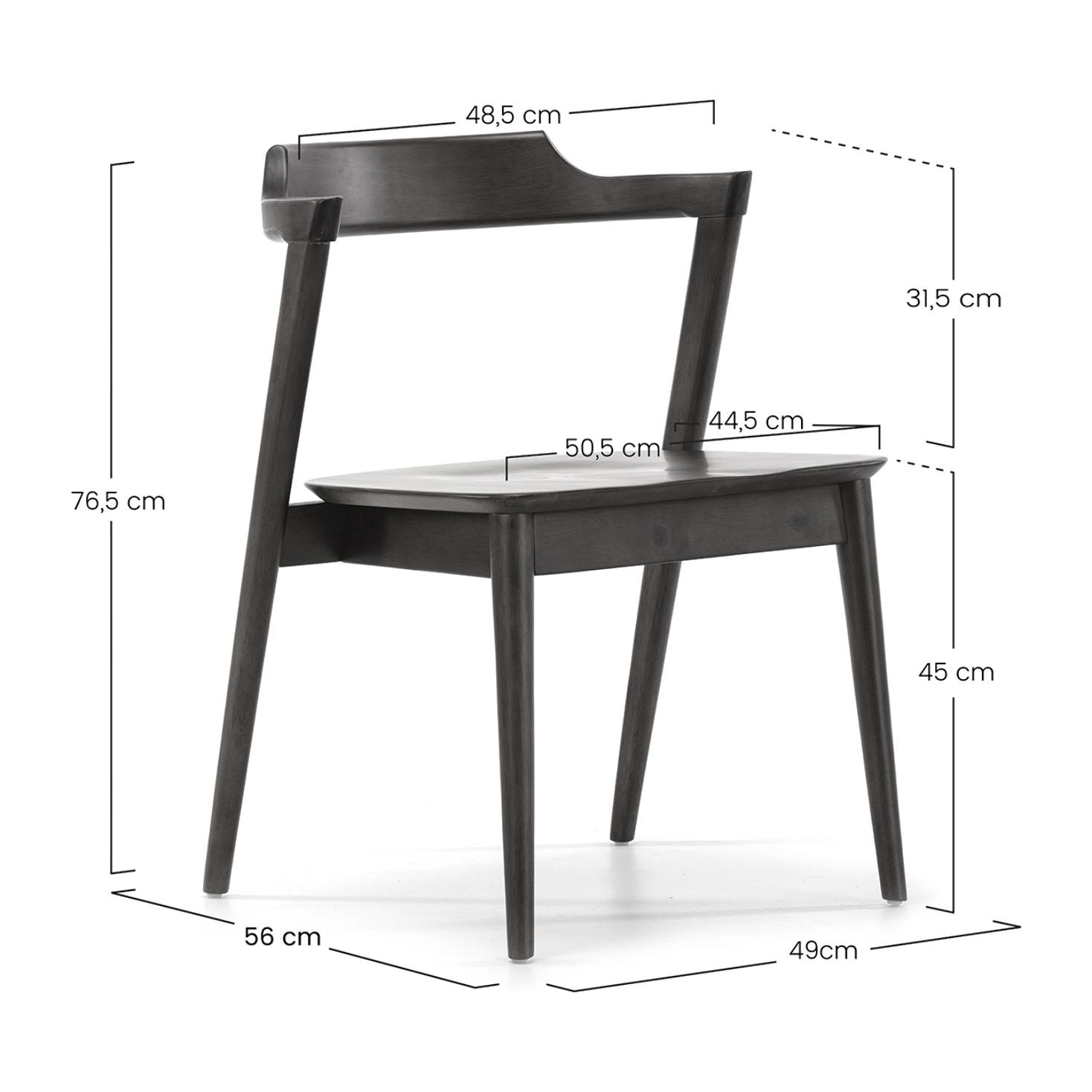 Juego de mesa 140x80 cm y 4 sillas de comedor Venus