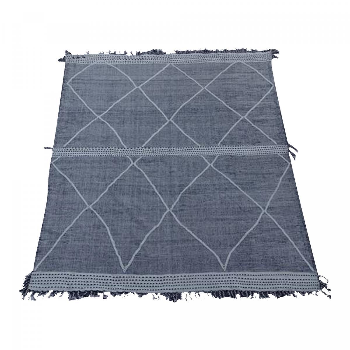 Authentique tapis artisanal Berbère en laine