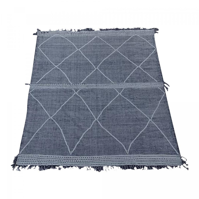 Authentique tapis artisanal Berbère en laine