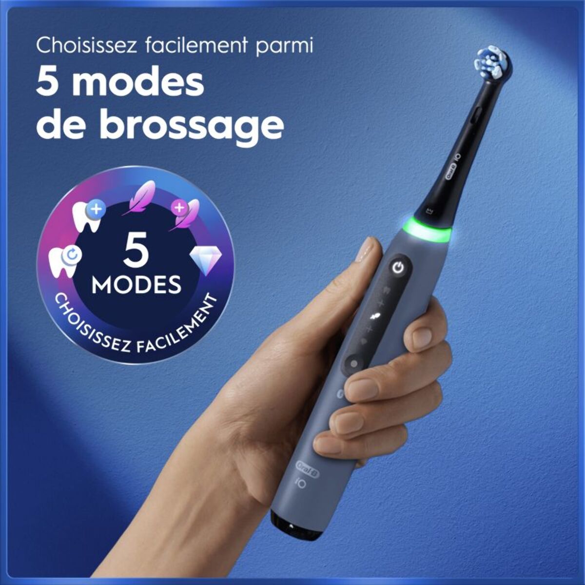 Brosse à dents électrique ORAL-B iO5s Series Ocean Blue