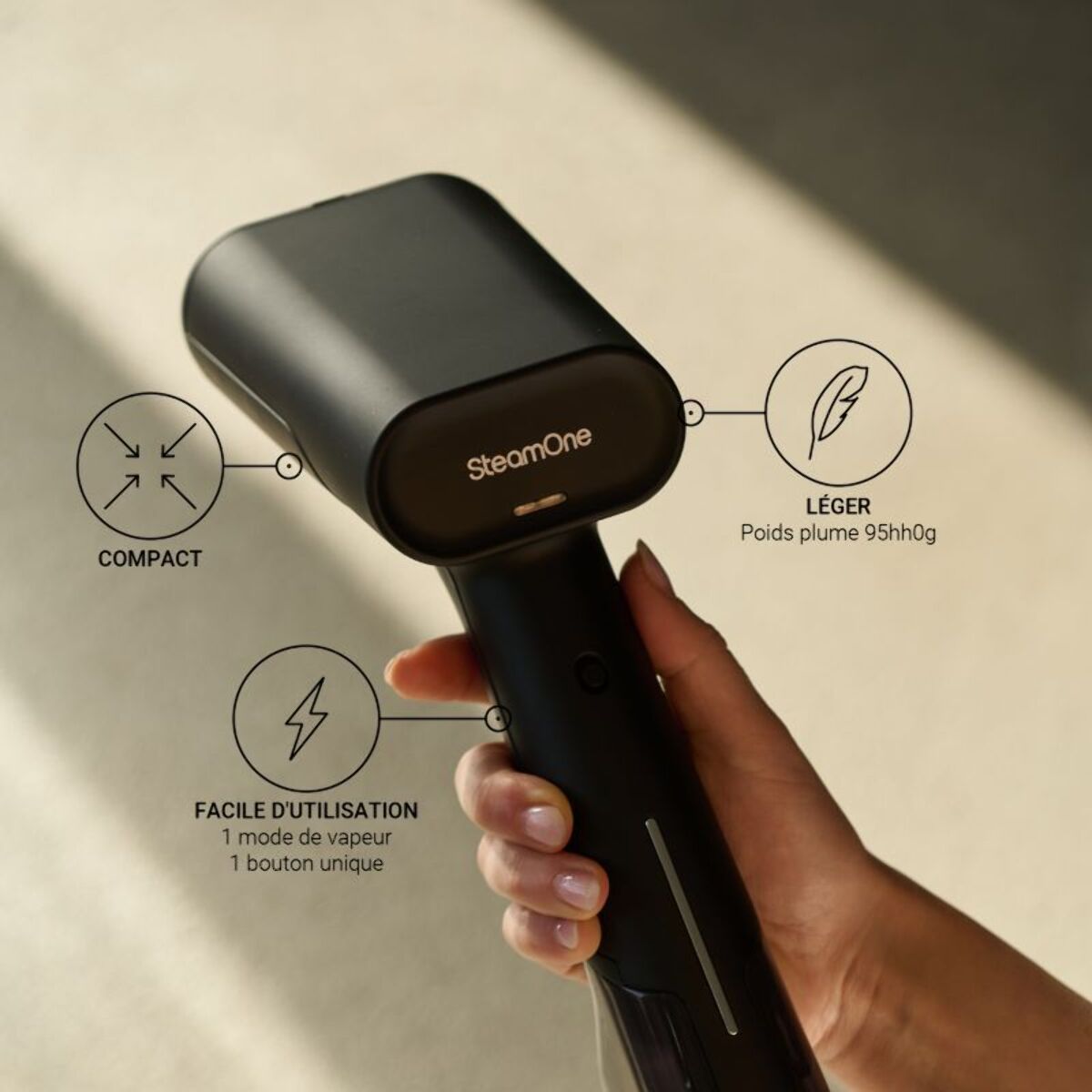 Défroisseur vapeur STEAMONE EUDTC120B Simon XL