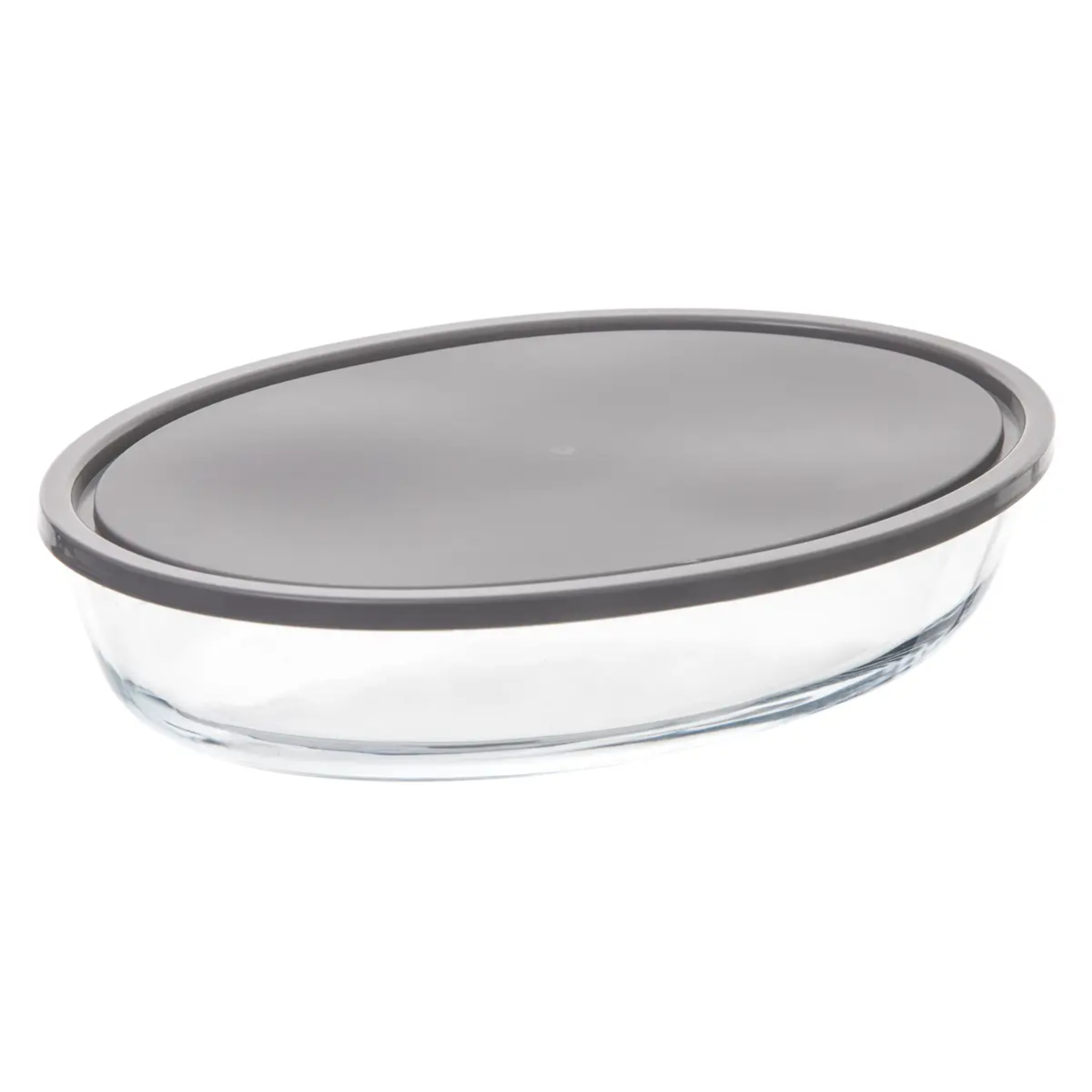 Plat ovale couvercle silicone 30x21cm "KeepEat"