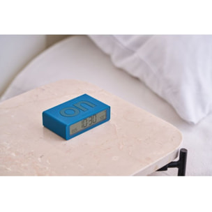 Réveil LEXON Flip Mini de Voyage Rechargeable Bleu