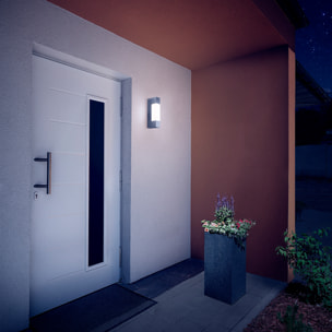 Forlight Aplique Ip65 Grove Diffuser Rectangular Led 3W 4000K Negro