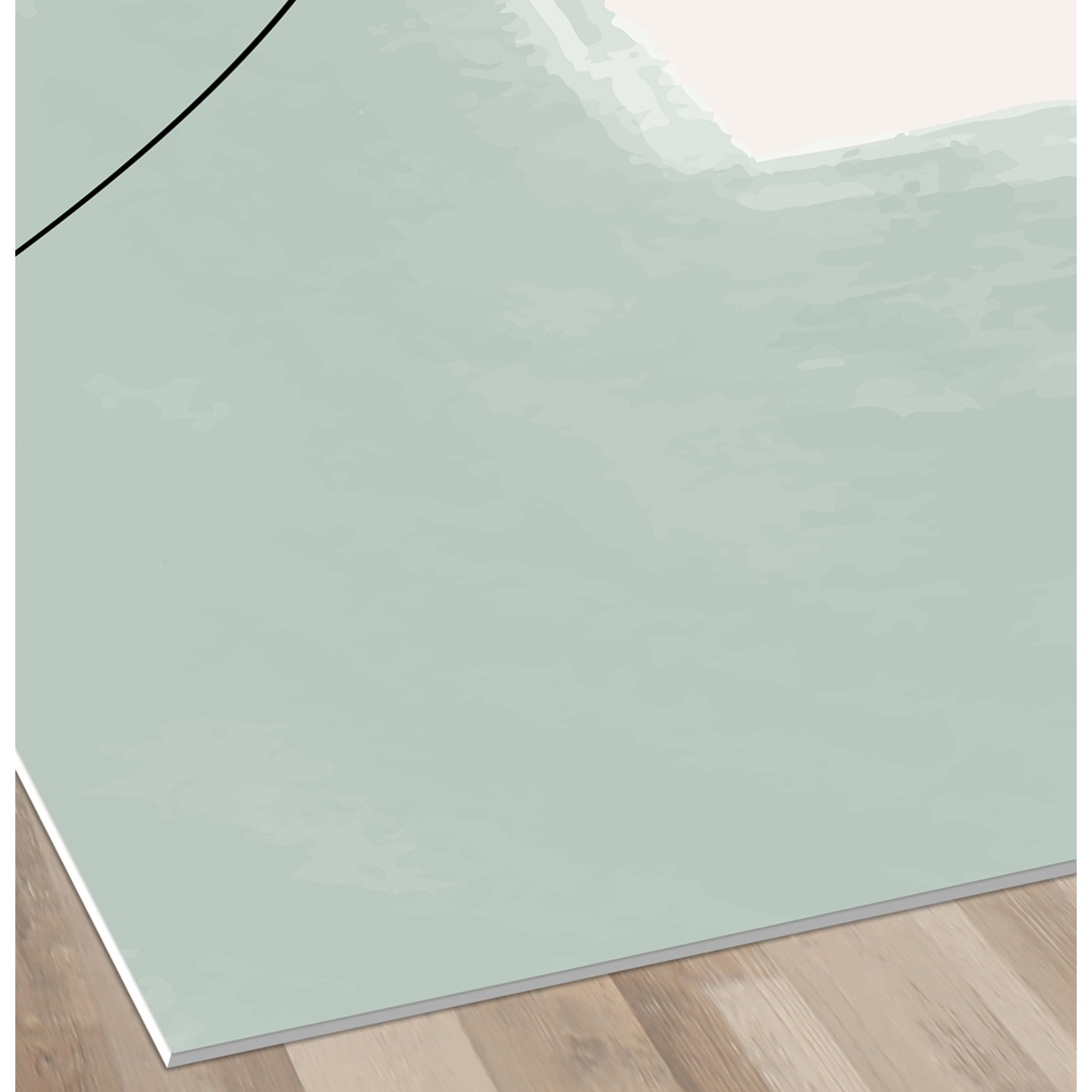 Alfombra de vinilo CERAMIKO, Zoa, diseño moderno 100x150 cm