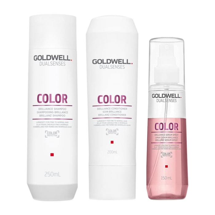 GOLDWELL Kit DS Color Shampoo 250ml + Conditioner 200ml + Spray 150ml