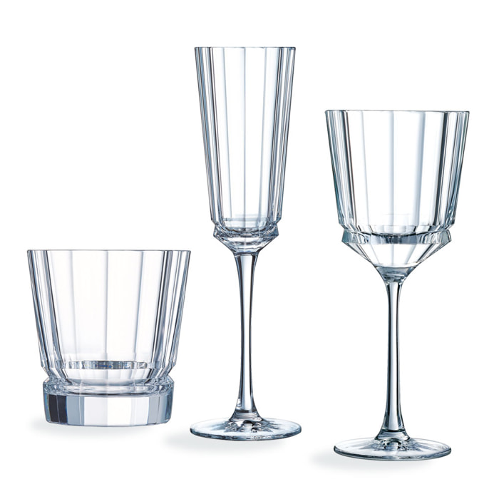 Service de verres 18 pièces Macassar - Cristal D'Arques