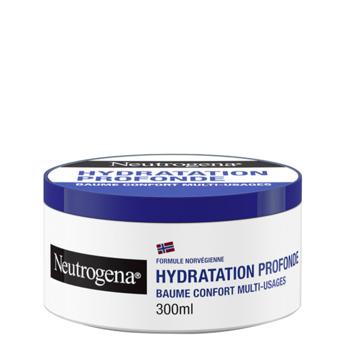 Hydratation Profonde 72h - Crème Hydratante Corps Profonde, Peaux sèches, 300ml