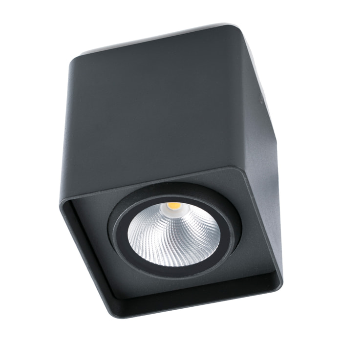 TAMI LED Plafonnier gris foncé