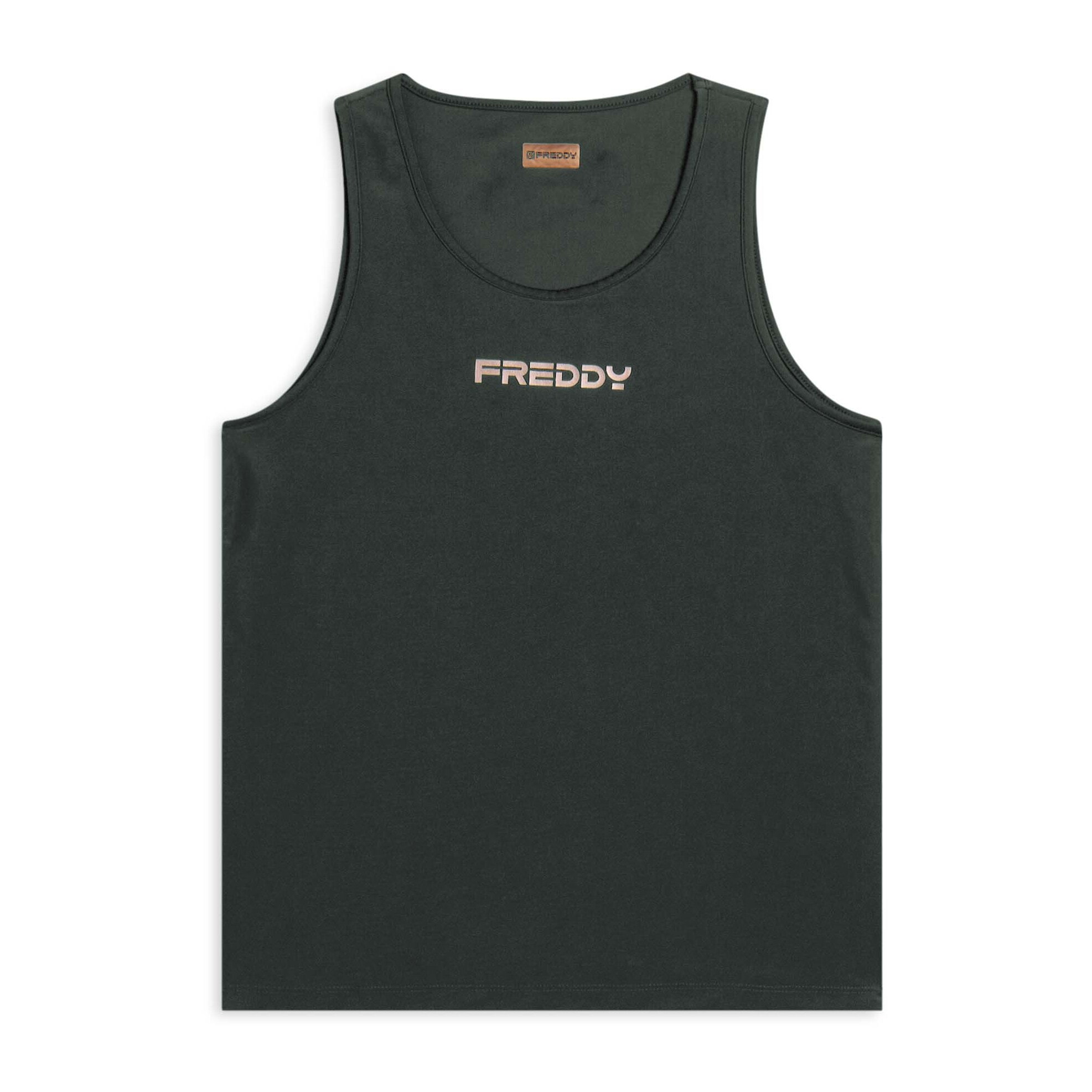 Canotta tecnica con girospalla ampio e taglio regular