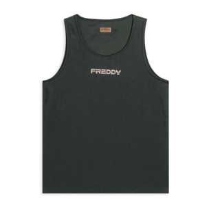 Canotta tecnica con girospalla ampio e taglio regular