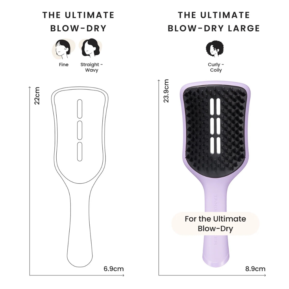 TANGLE TEEZER THE ULTIMATE BLOW DRY: Lilac Cloud LARGE