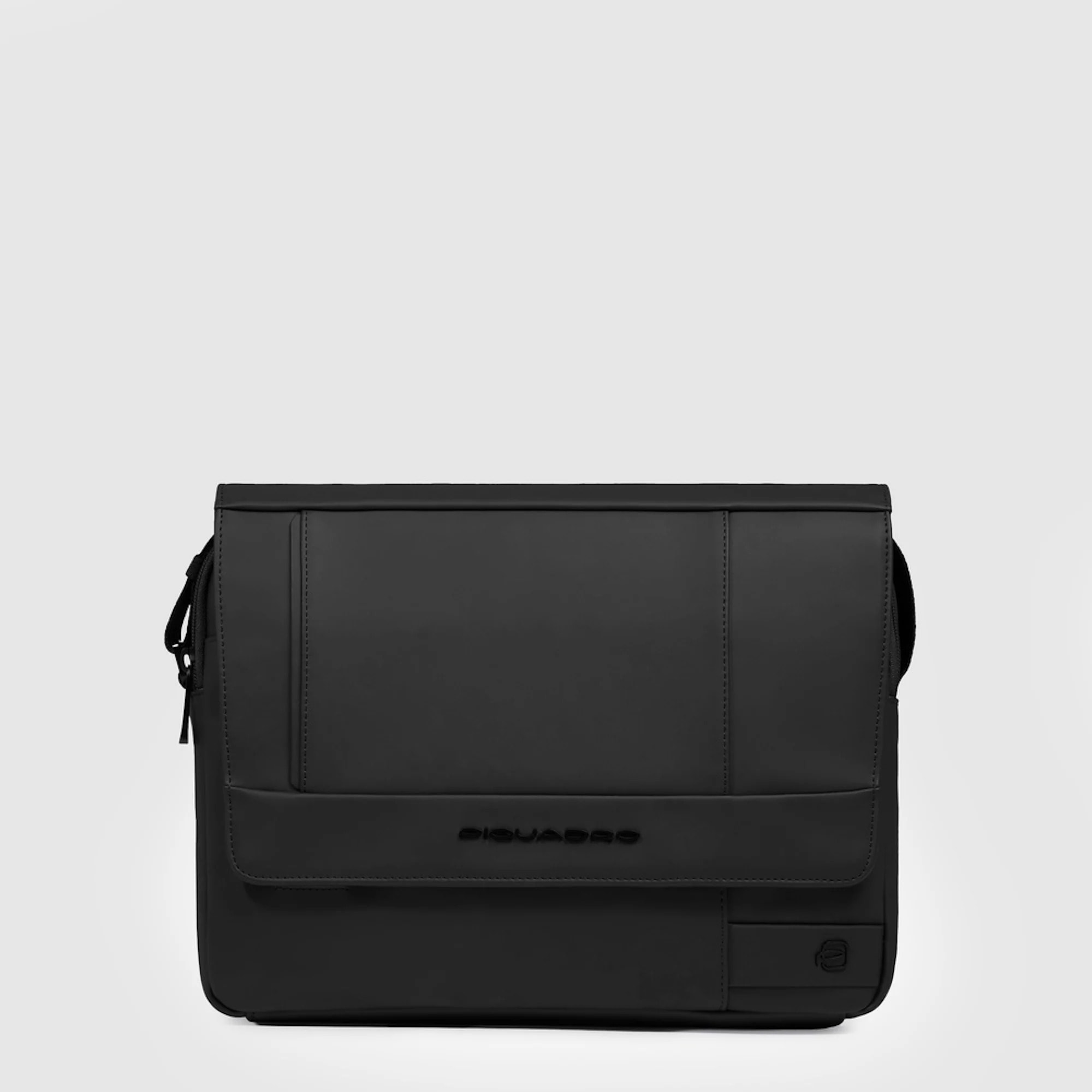 Piquadro Borsa messenger porta iPad® in tessuto gommato resistente all'acqua
