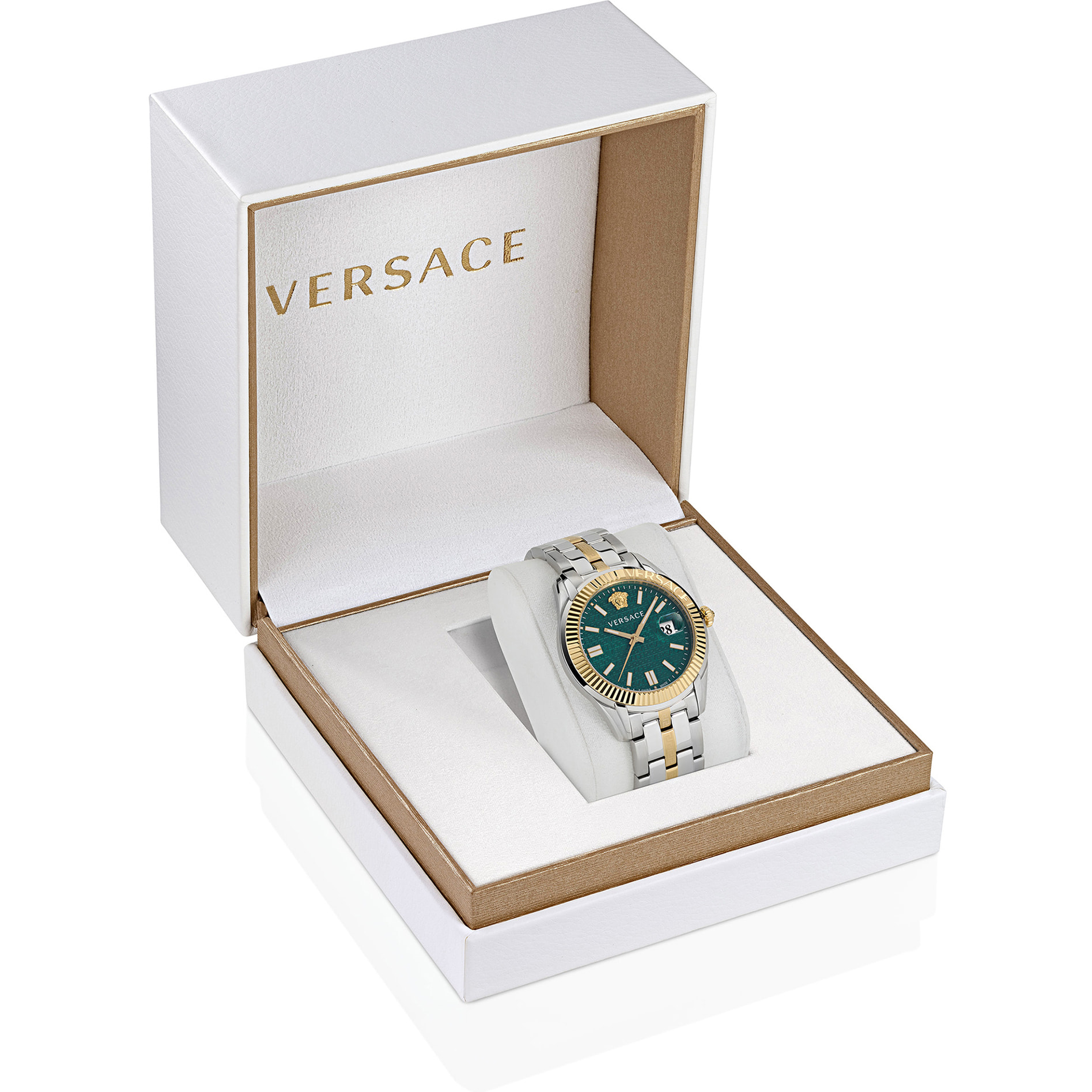 Versace Orologio Analogico Al Quarzo Greca Time