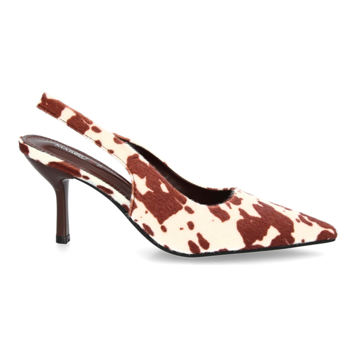 Zapatos cierre elástico estampado moderno