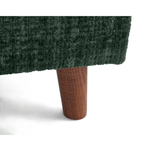 Rune - pouf en velours texturé - Vert