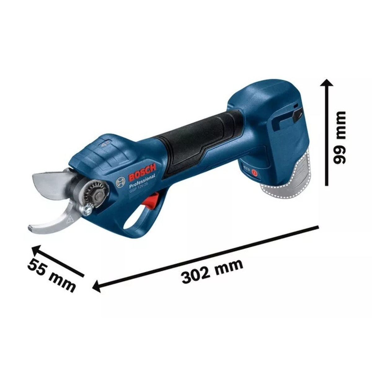 Élagueur sans fil Pro Pruner GGP 12V-25 Professional sans batterie, ni chargeur - BOSCH - 06008D8101