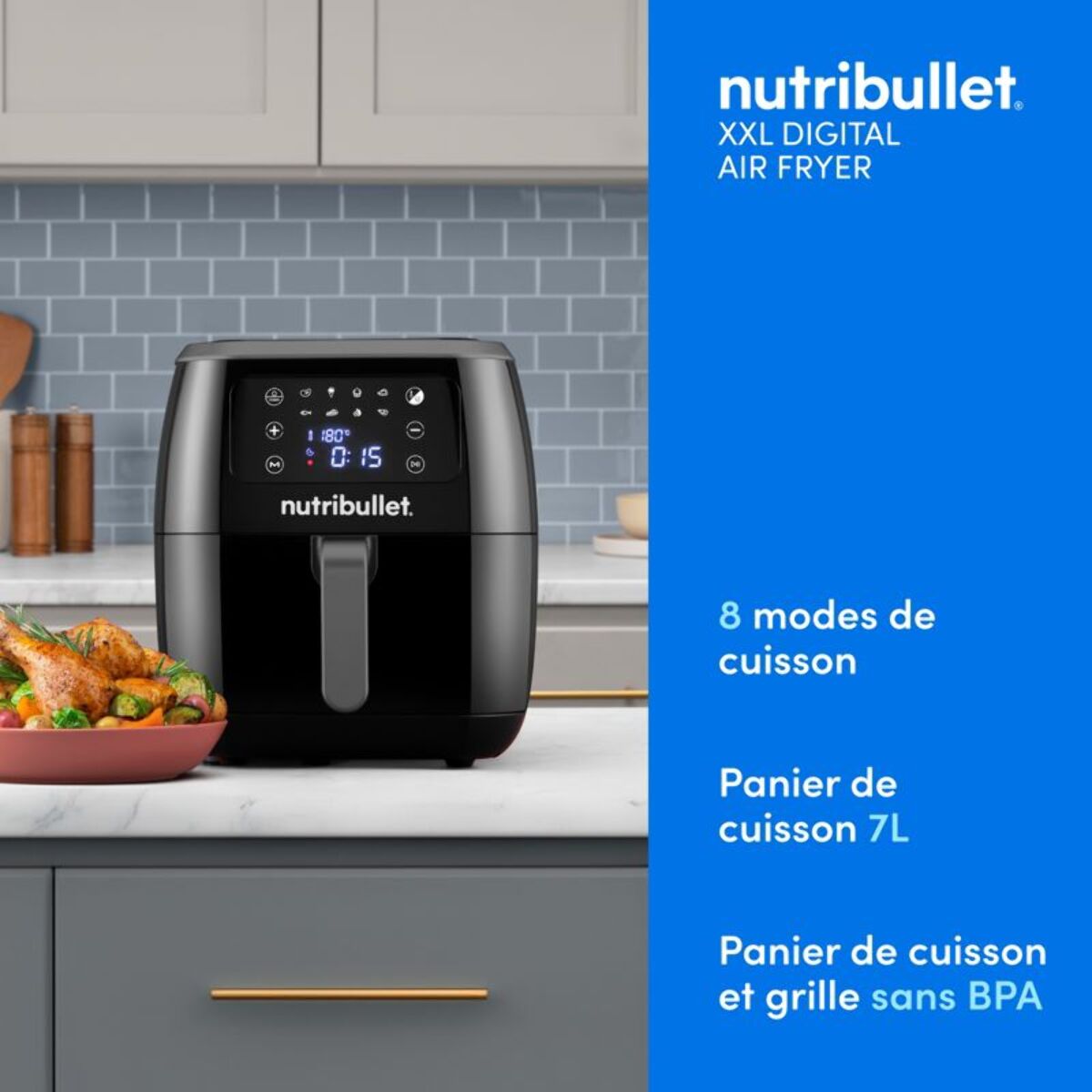 Friteuse sans huile NUTRIBULLET airfryer NBA071B
