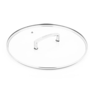 Couvercle   en verre et en aluminium SIGNATURE