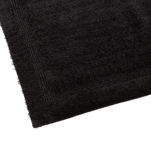 Tapis de bain fluffy Colorama 50x75cm noir