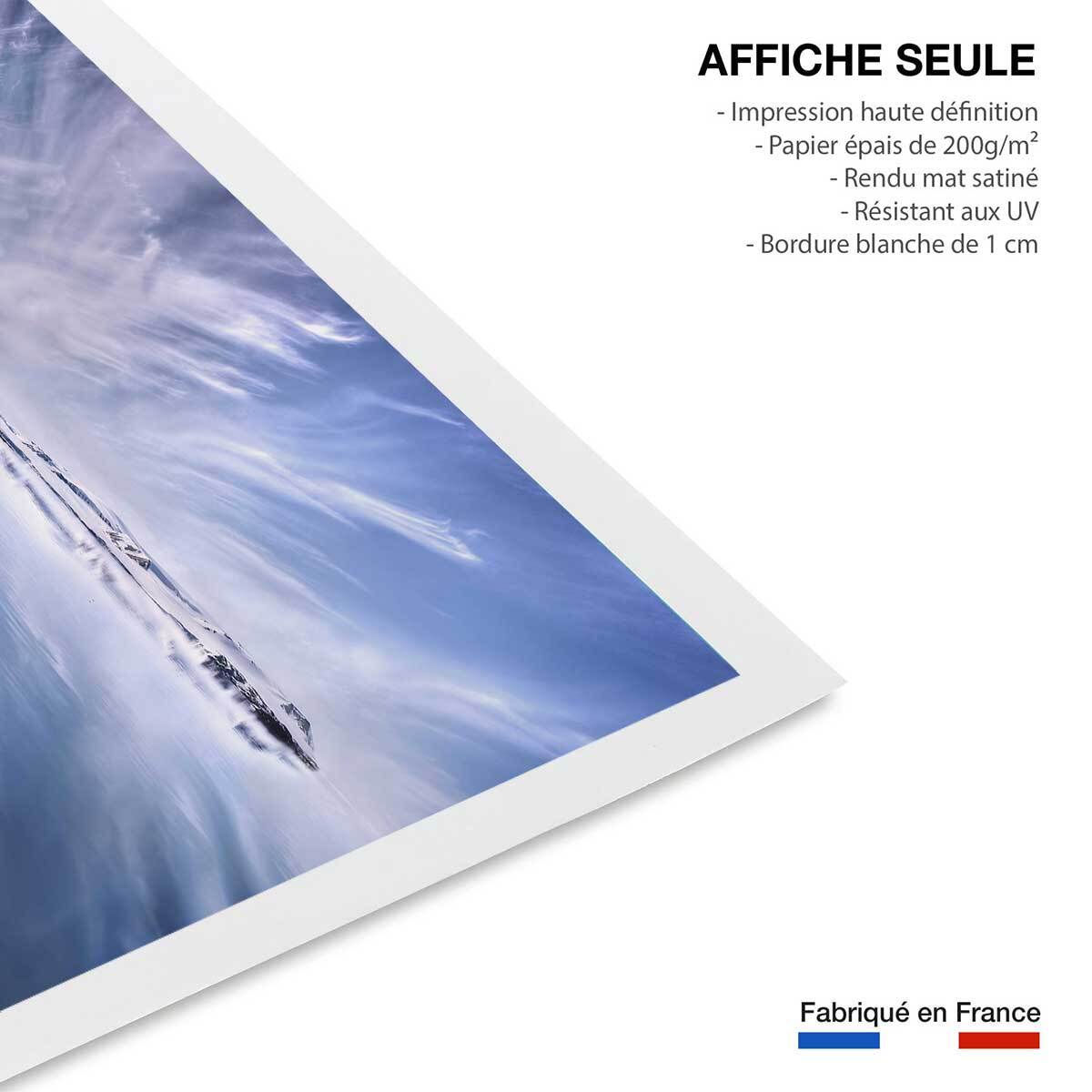 Affiche paysage Une Journee en Arctique Affiche seule