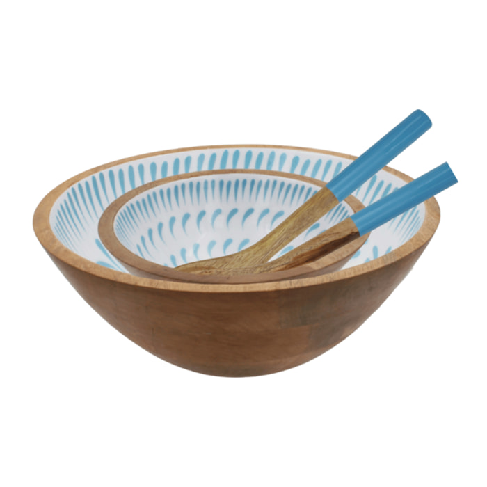 Set de 2 saladiers + couverts, KYOTO