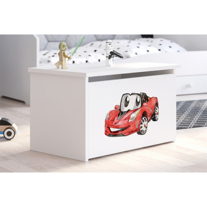 Cesta portagiochi Daria con decorazione Racing Car