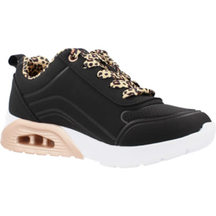 Zapatillas Niña Uno Lite 2.0 - Leopard Stride Negro