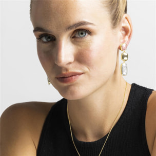 Pendientes con Lacado Multicolor acabado oro 18k